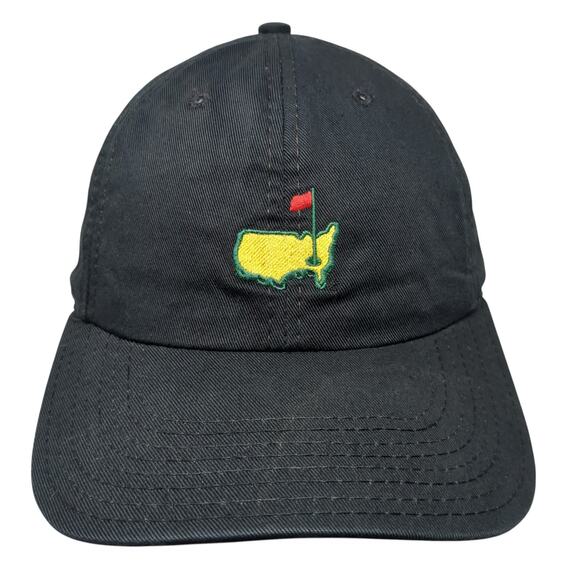 Masters Slideback Hat Black One Size Adjustable Embroidered Outdoor - Picture 1 of 10